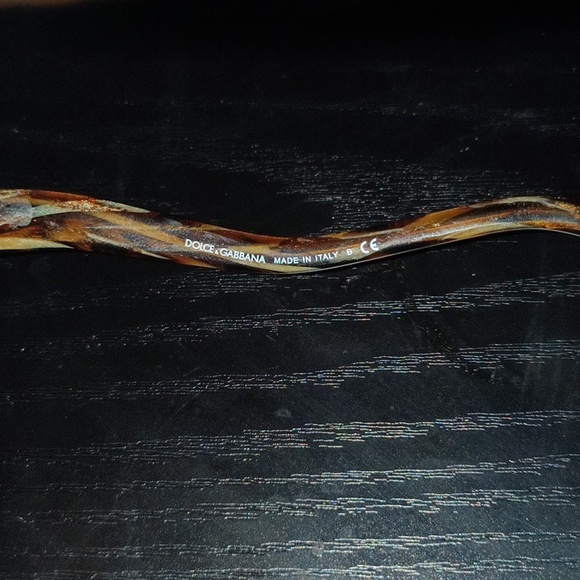 Dolce & Gabbana Striped & Green Gradient Sunglasses - Picture 6 of 7